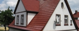 Dach dwuspadowy - dachówka ceramiczna